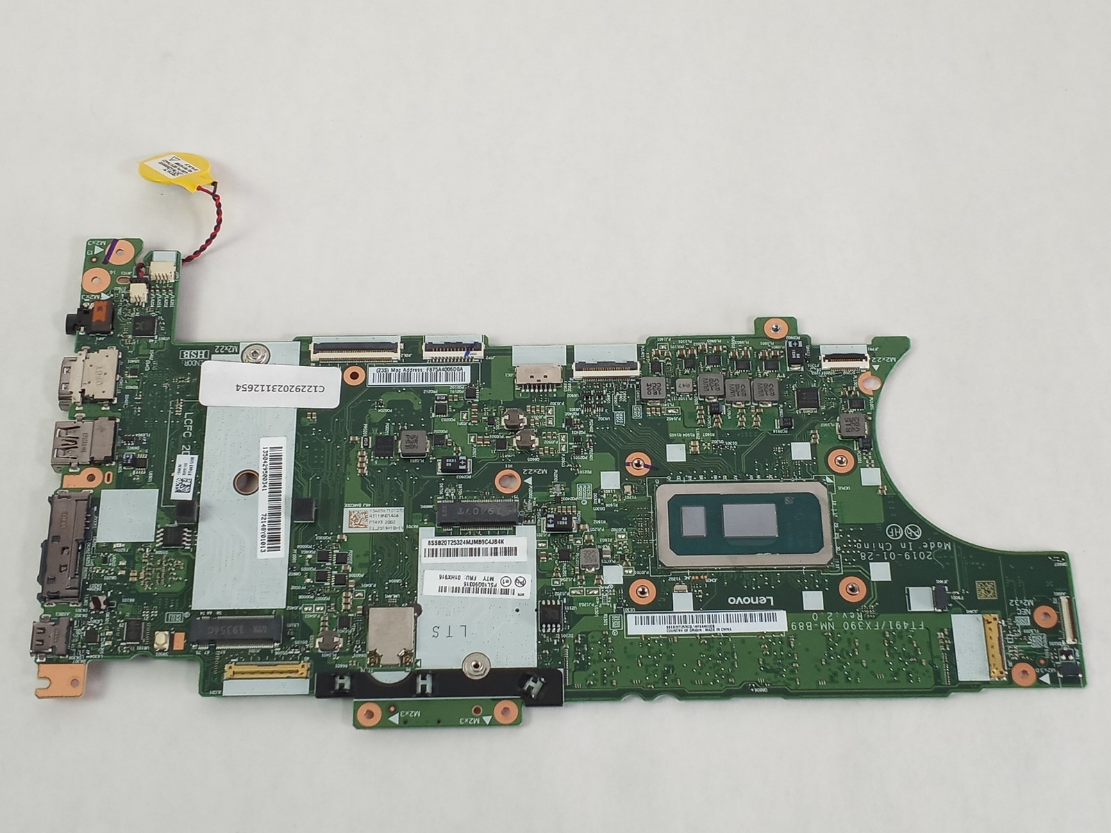 Lot of 2 Lenovo ThinkPad X390 Core i7-8565U 1.8 GHz 16 GB DDR4 Motherboard