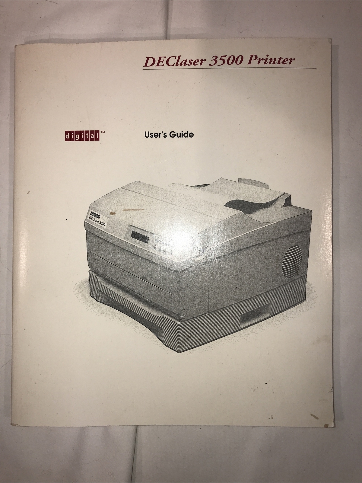 DEC / Digital Equipment Corporation DEClaser 3500 Printer User's Manual