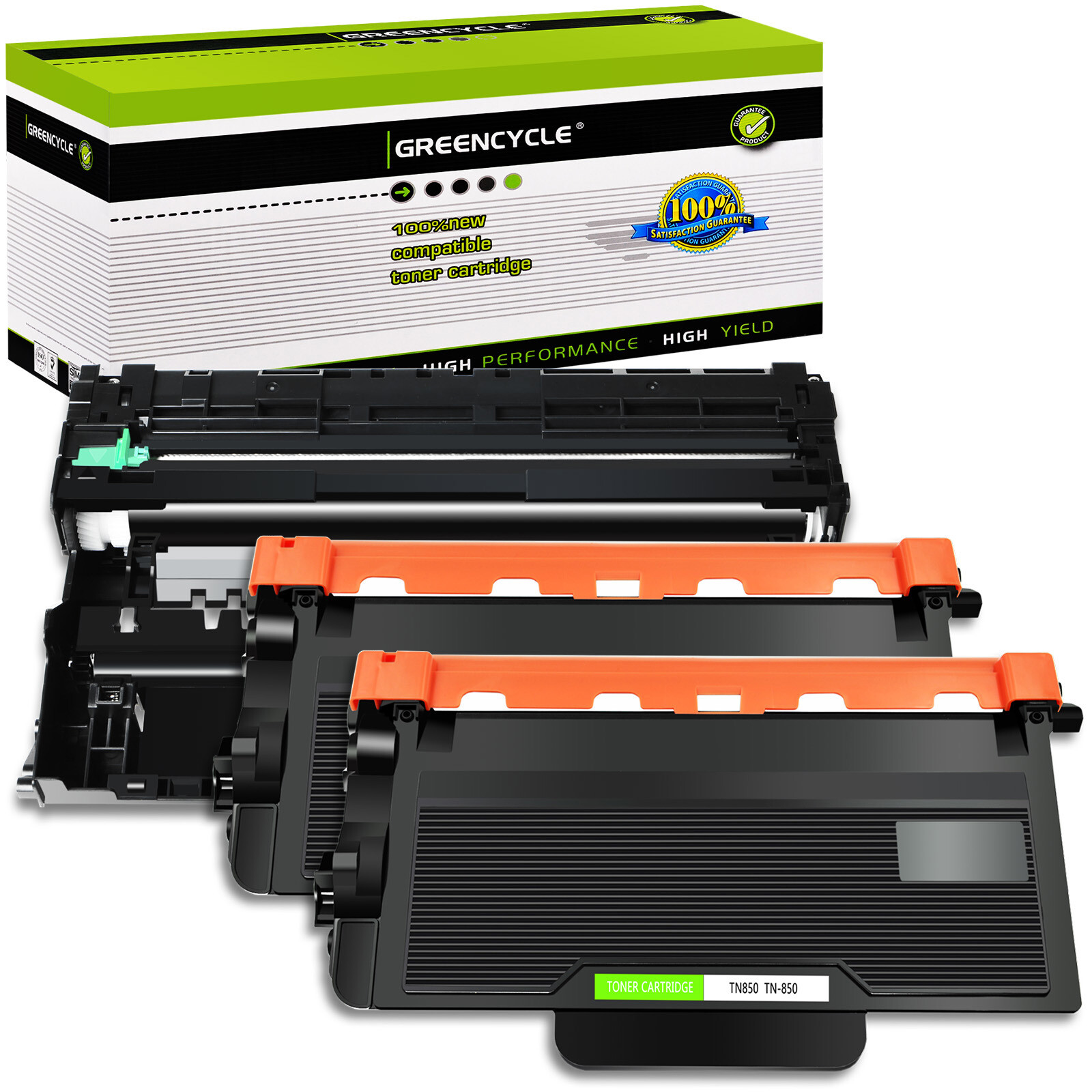 2PK TN850 Toner & 1PK DR820 Drum unit Set Fit for Brother HL-L6200DW MFC-L5800DW