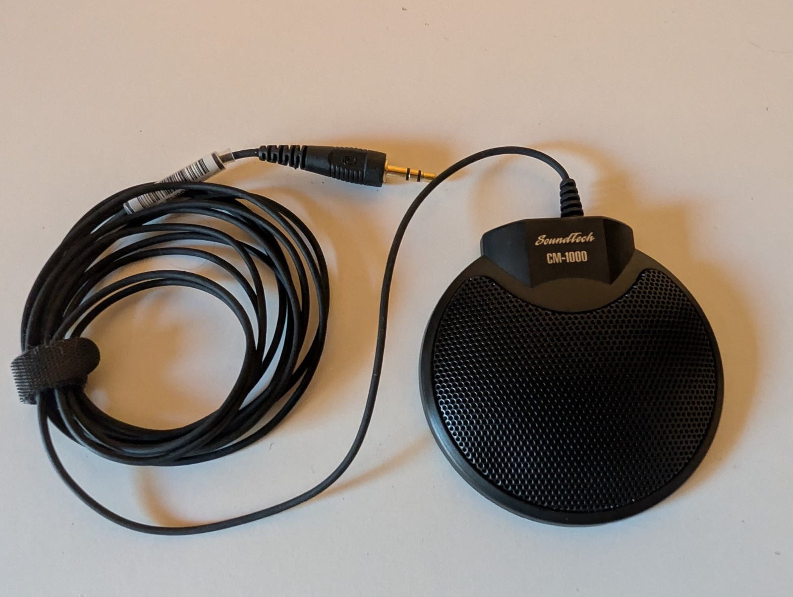 VEC SoundTech CM-1000 Conference AUX Microphone 3.5mm Jack Tested