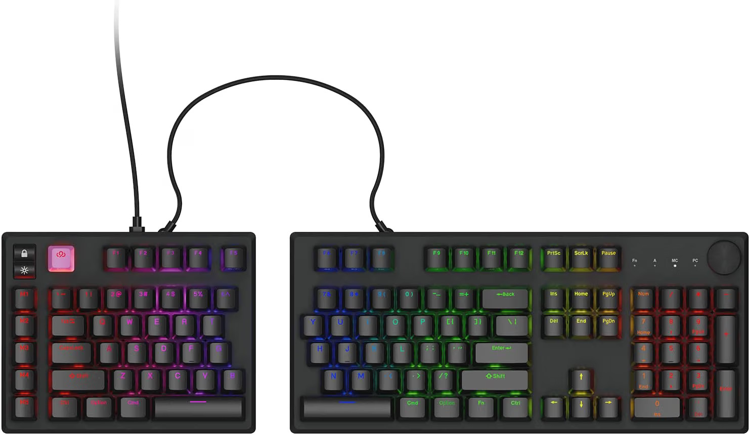Cloud Nine ErgoPRO Full-Size Mechanical Split Ergonomic Keyboard for Mac