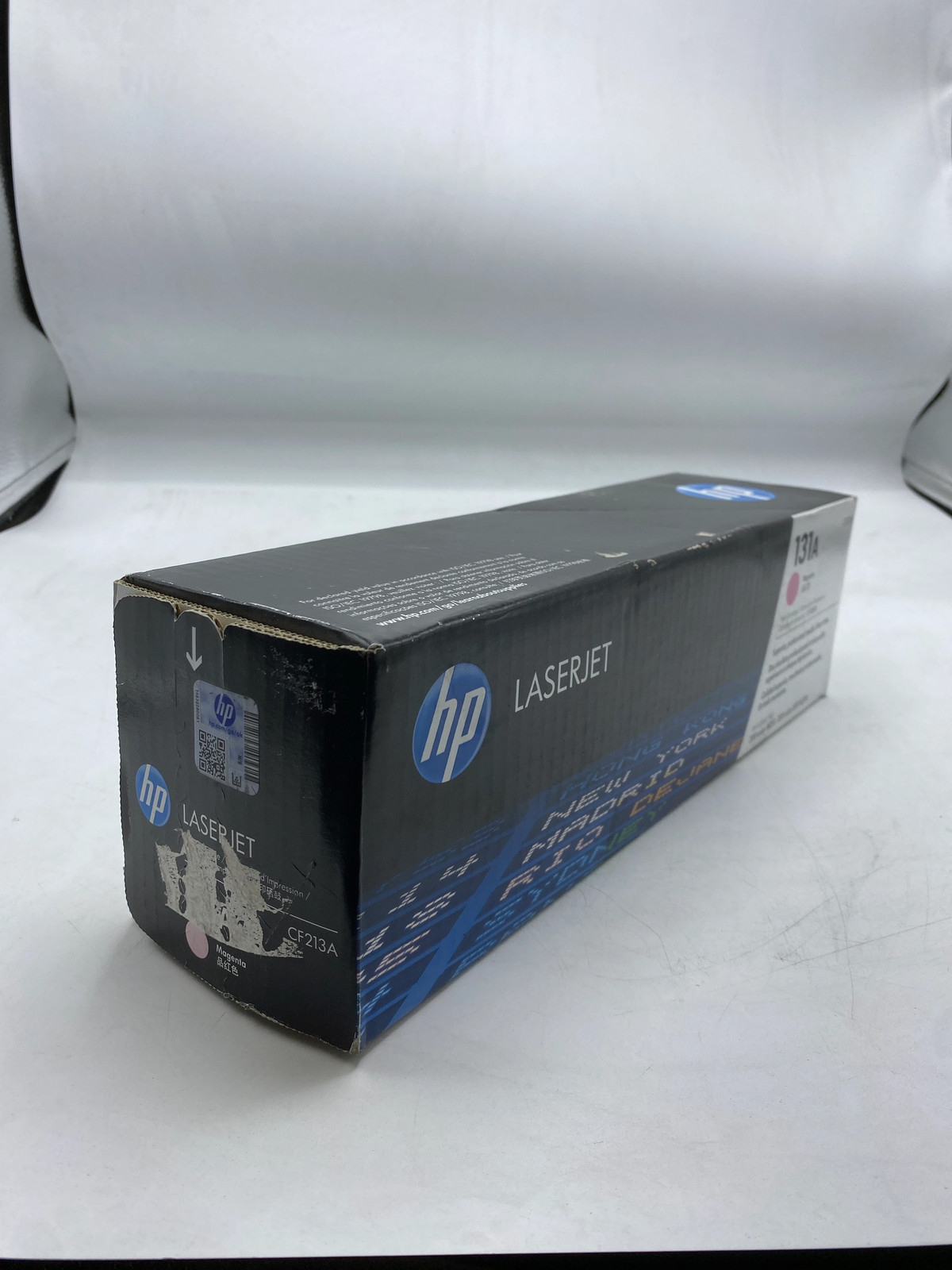 CF213A OEM HP 131A Magenta Toner. Minor Damaged Box