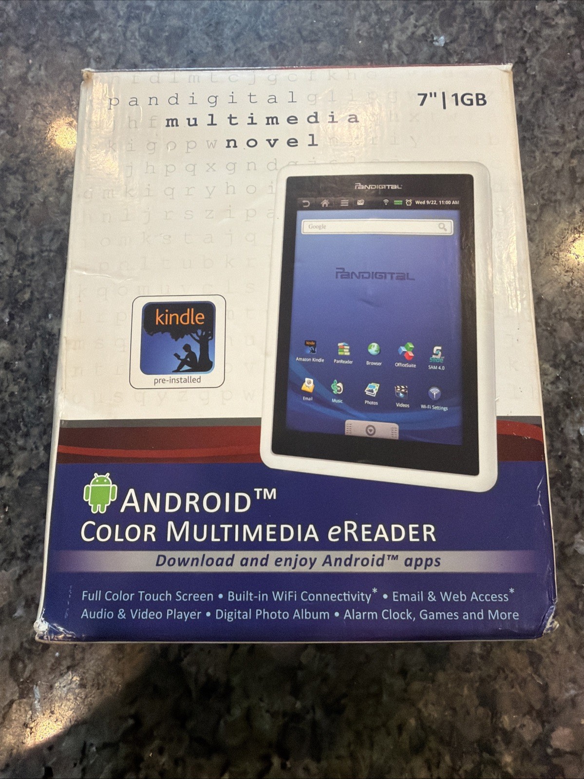 Pandigital Multimedia Novel 7"Android Multimedia Tablet & Color eReader