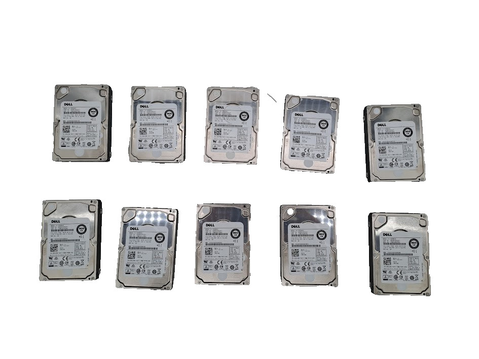 Lot of 10 Dell 900GB 10K SAS 6Gb/s 2.5" SFF Enterprise HDD AL13SEB900