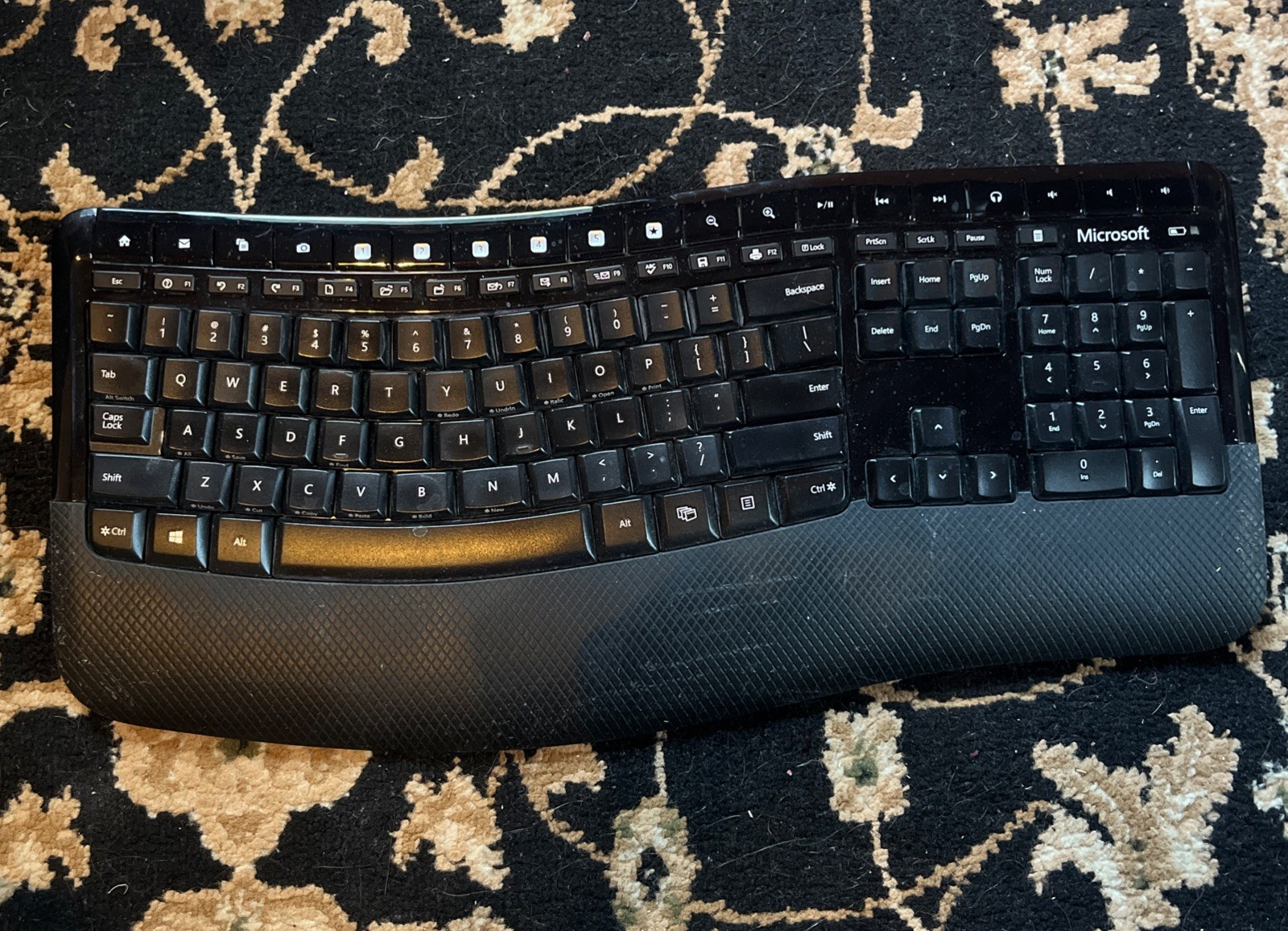 Microsoft Comfort Desktop 5050 Wireless Keyboard Only - No Dongle | Model 1394