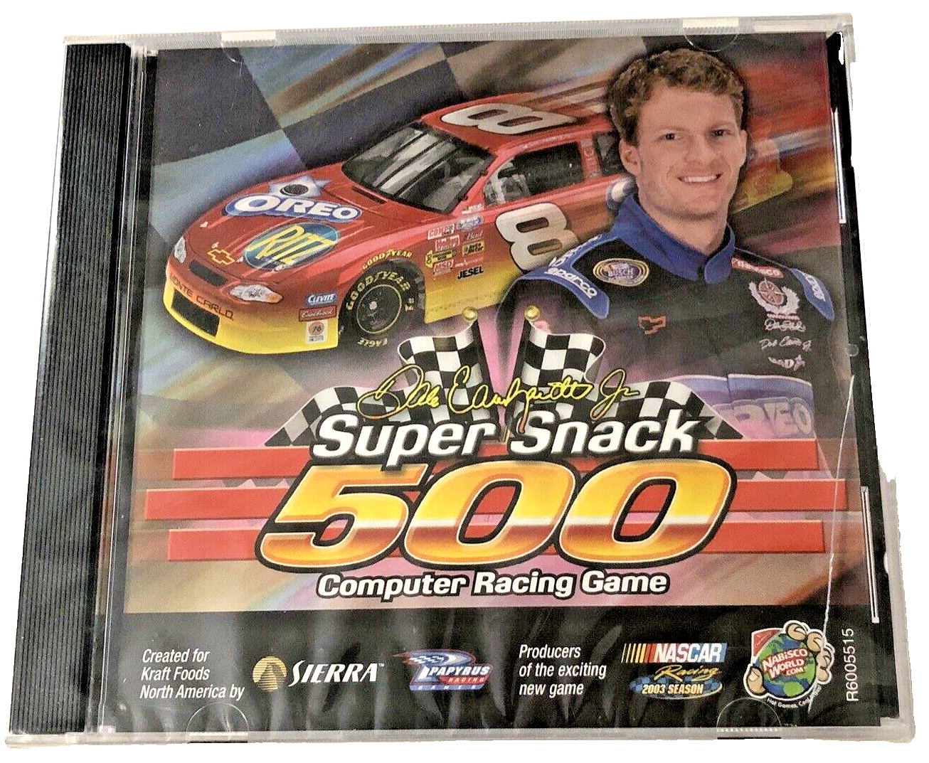 Dale Earnhardt Jr Super Snack 500 PC Racing Game 2003 Vintage Nascar New Sealed