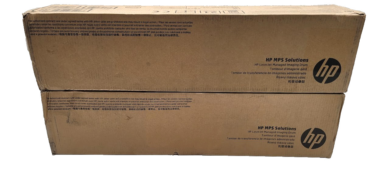 Lot of 2  HP W9055MC Imaging Drum Color CMY LJ E87640 E87650 E87660