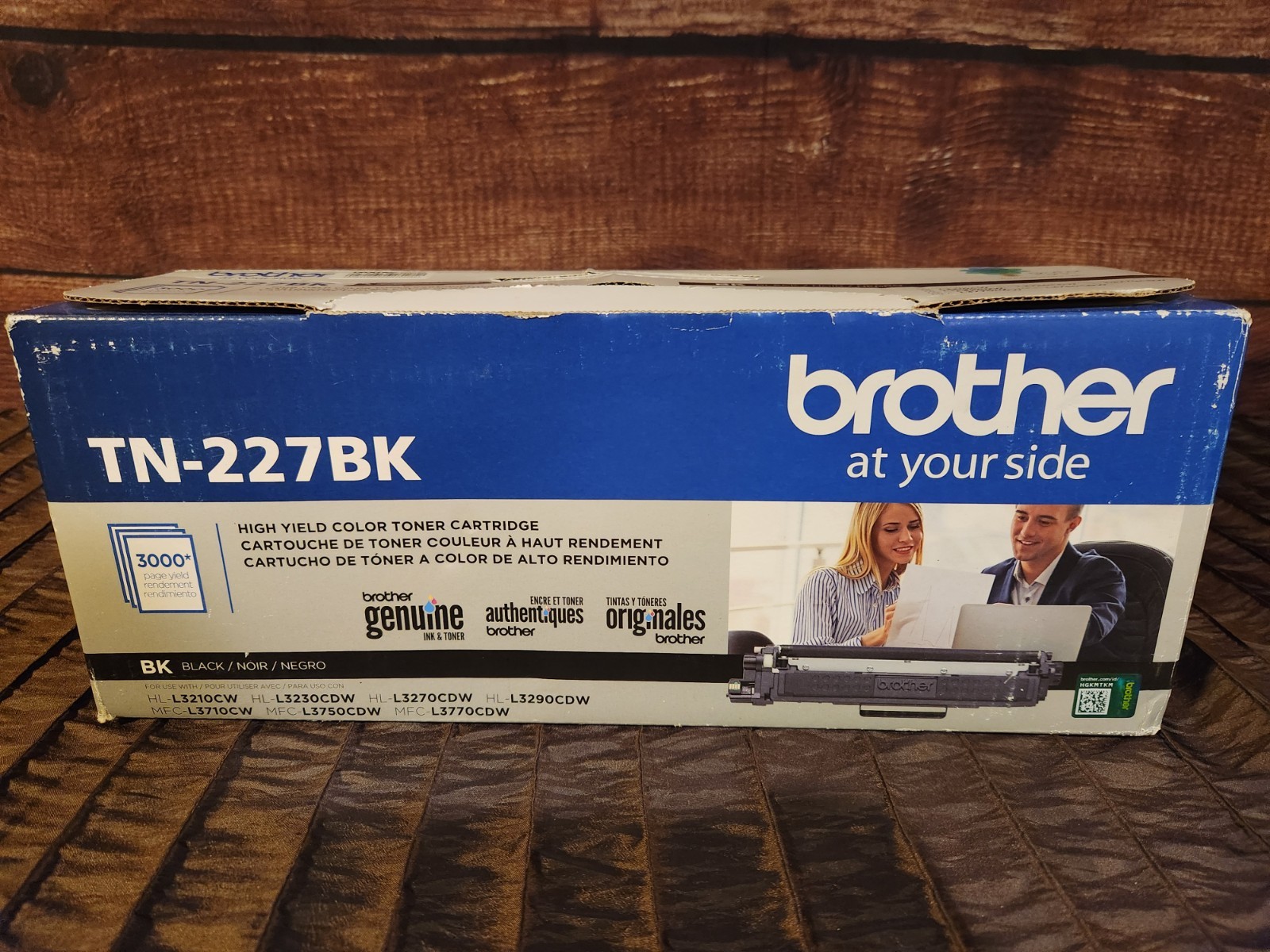 Brother TN-227BK 227 Black Toner Cartridge Genuine New SEALED BOX