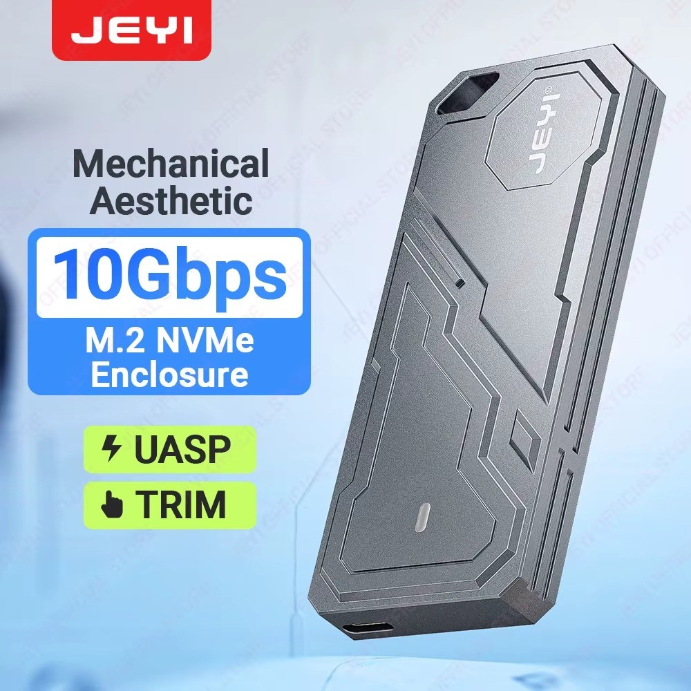 JEYI M.2 2280 NVMe SSD Enclosure USB 3.2 Gen2 10Gbps RTL9210 UASP Trim 4TB