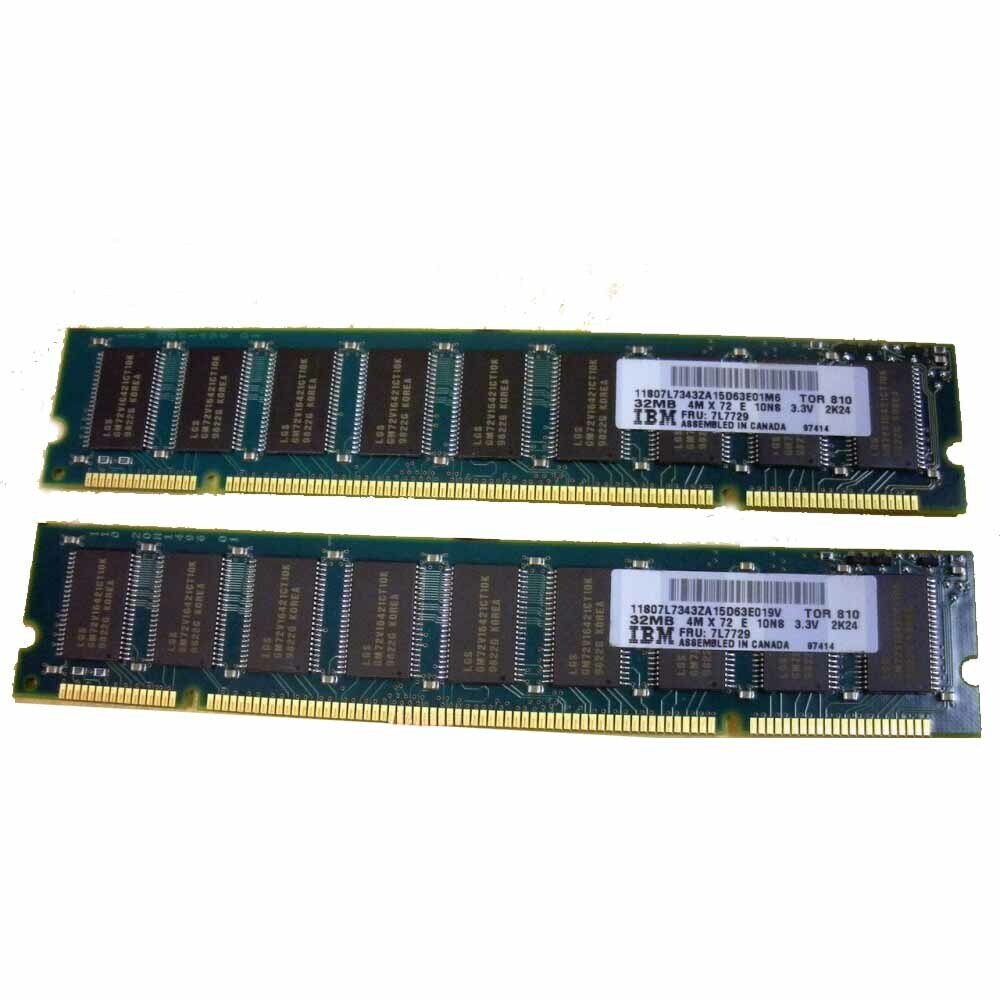 IBM 4107-701X 64MB (2x 32MB) Memory Kit SDRAM DIMM