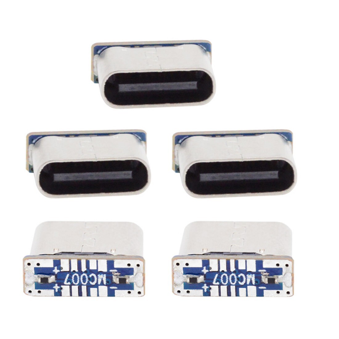 CY 5pcs/lot Type-C Female Socket Connector Replace DIY Solder for Micro-USB 5Pin