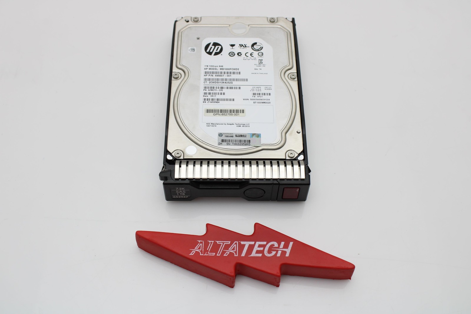 HP 1TB 7.2k rpm 6G MDL SAS LFF Hard Drive 653947-001, 3.5" Midline SC HDD Tested