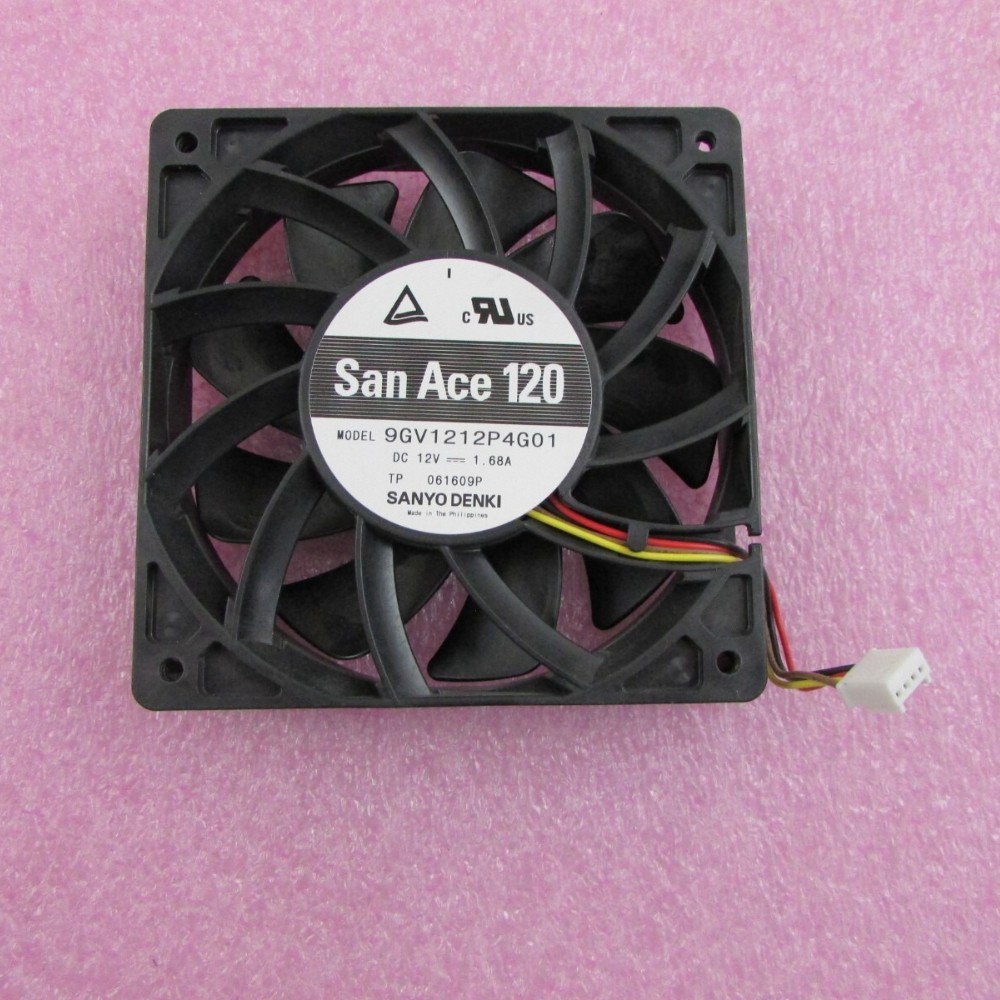 1pcs San Ace 120 Cooling Fan 9GV1212P4G01 120*120*25mm 12V 1.68A 4-Wire 4-Pin