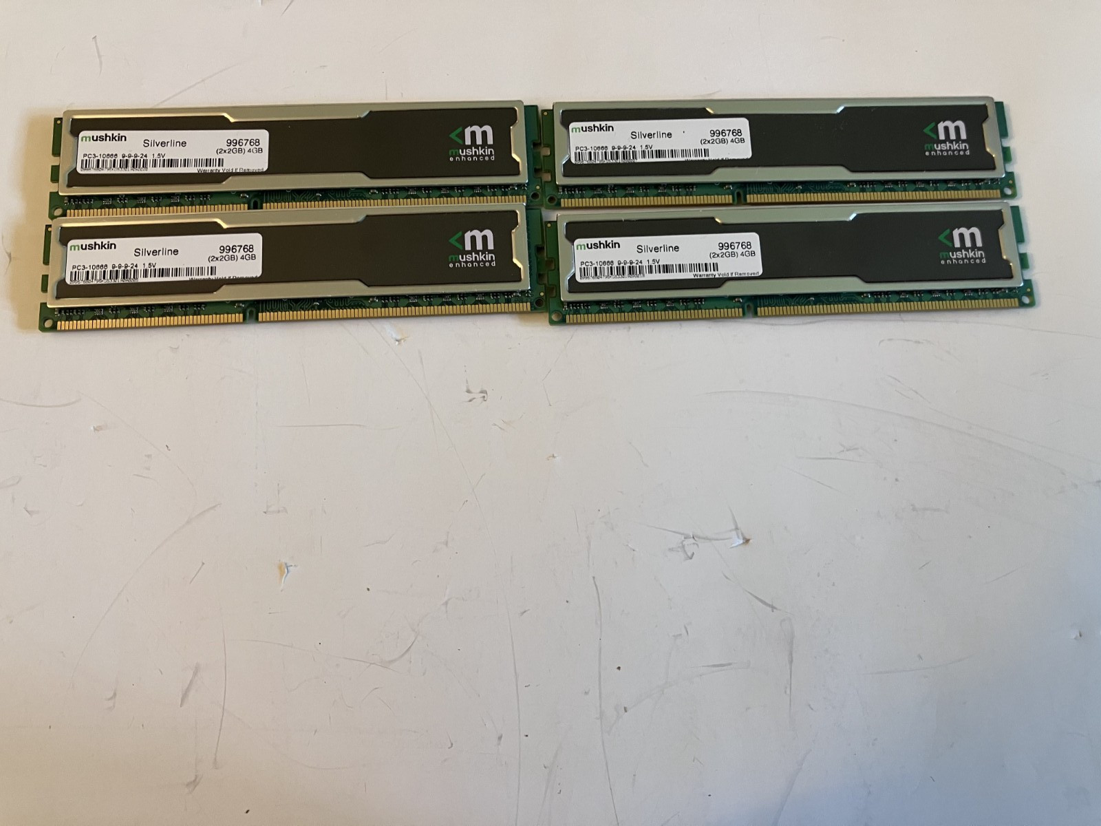 Mushkin Silverline 996768 8GB Kit (4x2GB) DDR3 - 1333 pc3-10666 CL 9-9-9-24