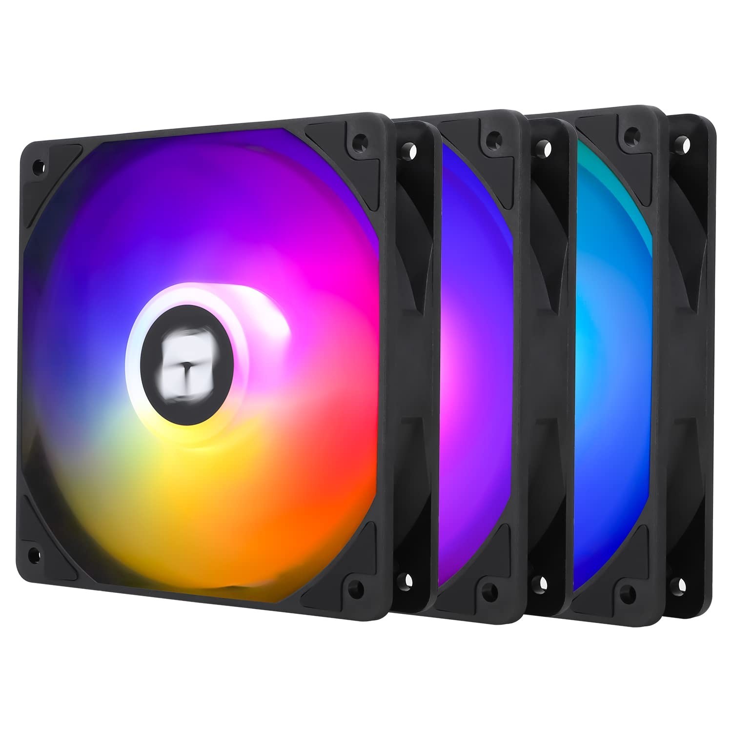 TL-C12C-S X3 CPU Fan 120mm ARGB Case Cooler Fan, 4pin PWM Silent Computer Fan wt