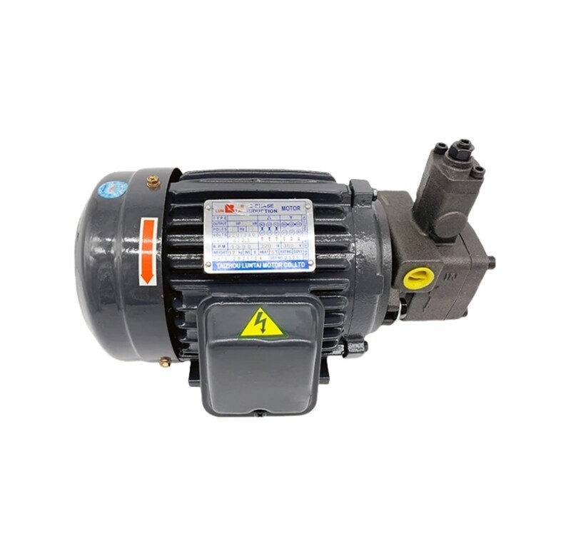 1pc new Hydraulic oil pump motor group 1HP0.75KW+VP08 0.75kw Three phase 380V