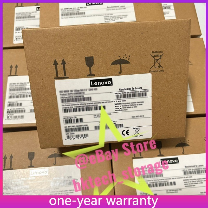 NewLenovo 4XB7A74951 02JH877 1.92TB 2.5'' SAS DE2000 DE Series Solid State