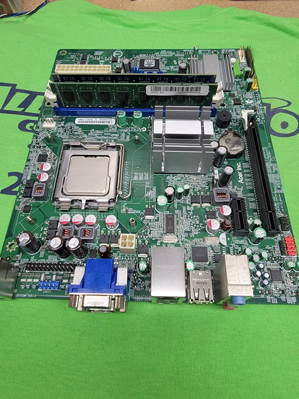 Acer Veriton X275 Desktop Motherboard - G41D01-1.0 w/Pentium E6600 CPU & 4GB Ram