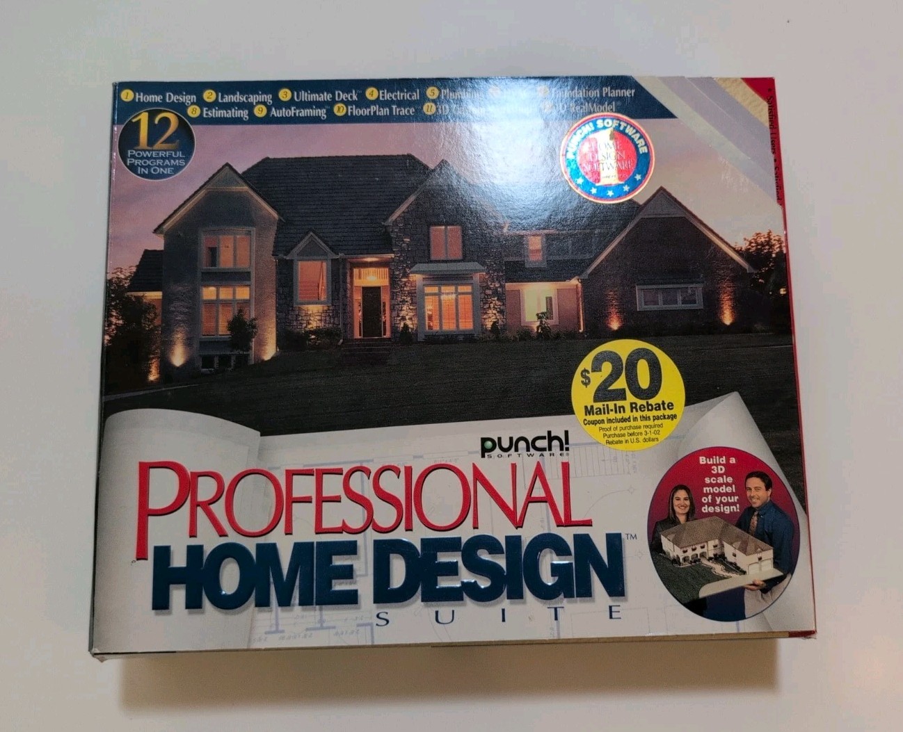 Vintage 80s 90s Windows 95 Computer Software Home Design Contractor Interior PC