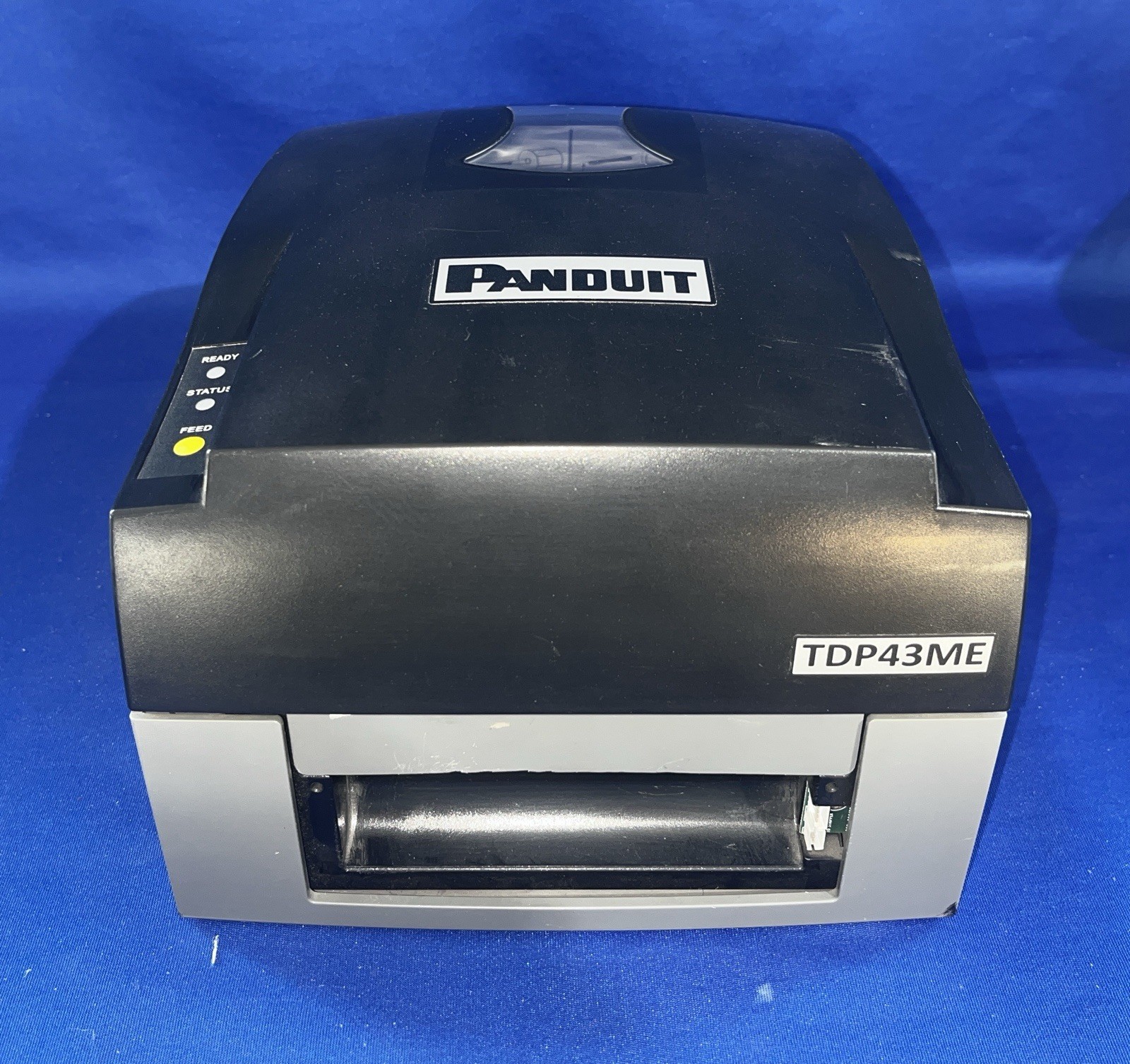 Panduit TDP43ME Thermal Transfer Desktop Label Printer No AC Adapter - Powers On