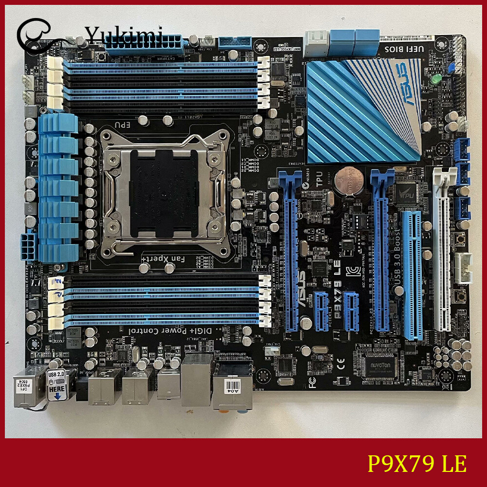 FOR ASUS P9X79 LE DDR3*8 LGA 2011 Ｍotherboard Test OK