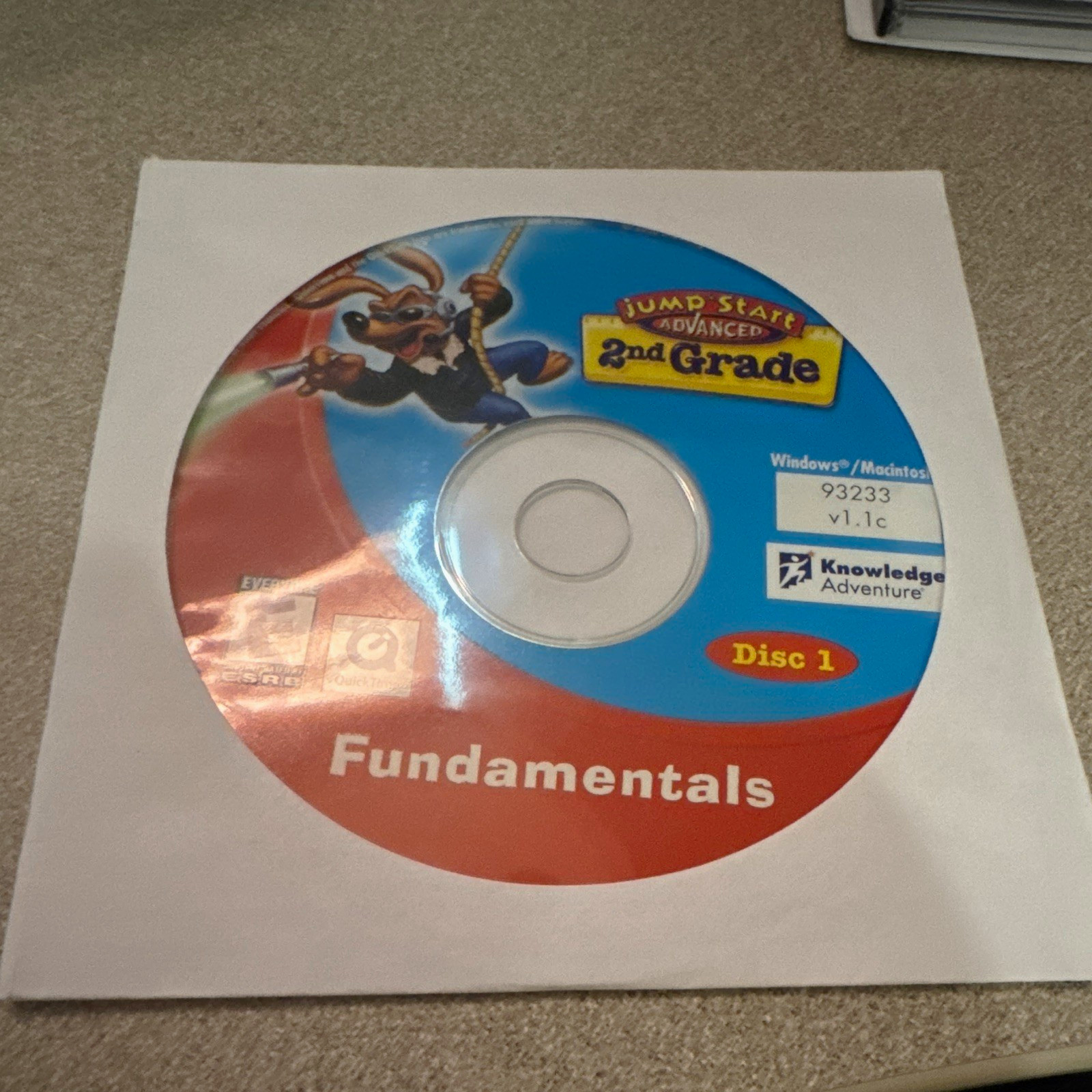 JumpStart Advanced 2nd Grade Early Learning CD-ROM Set 4 Discs Win/Mac