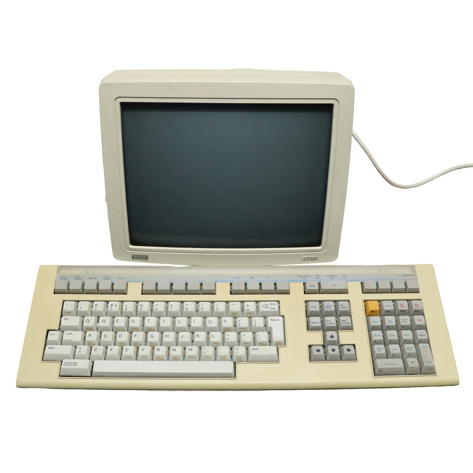 DEC Digital Equiment VT320 Terminal w/ OEM LK201 Keyboard - Tested/Works