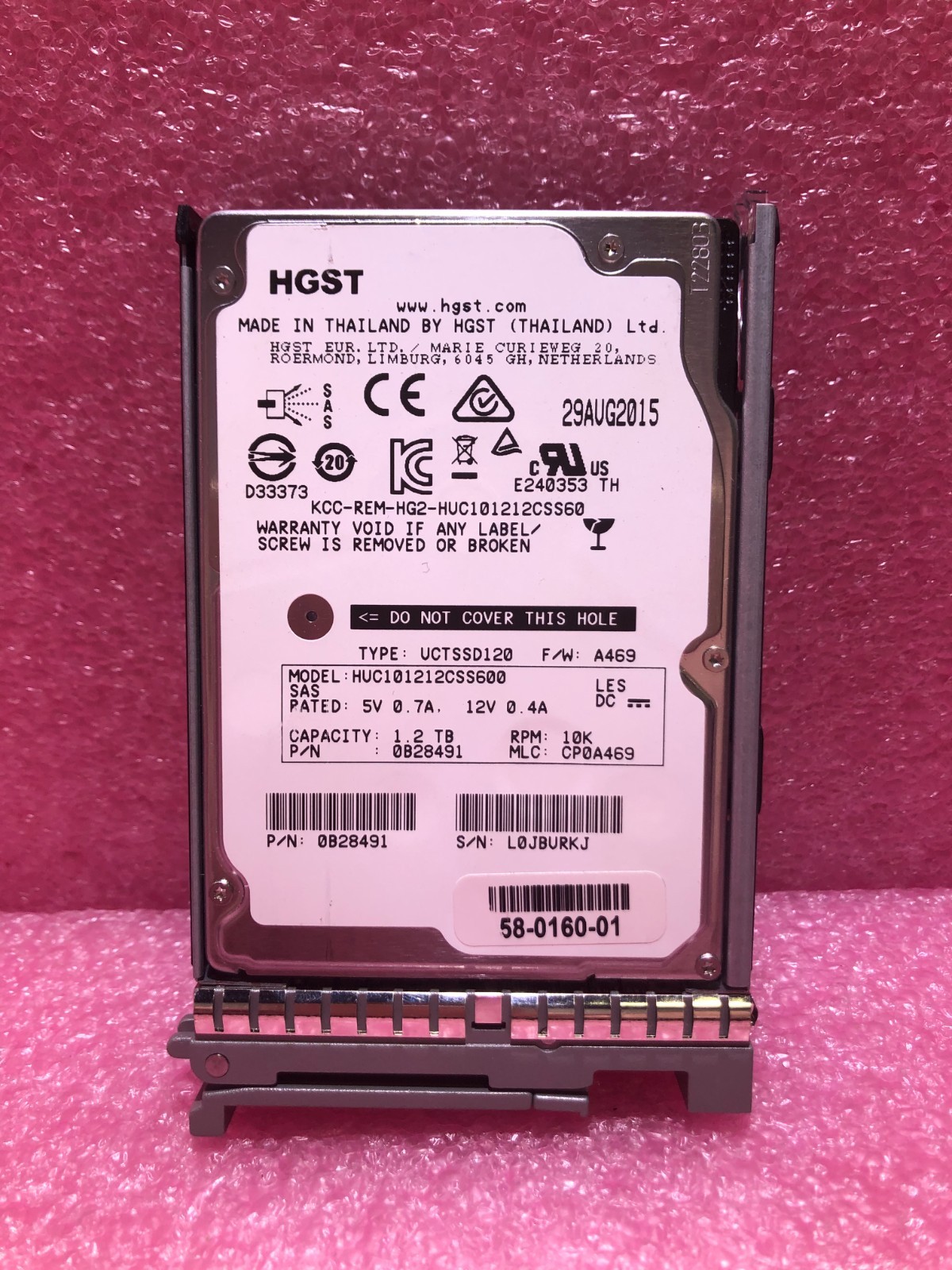 UCS-HD12T10KS2-E CISCO 1.2TB 6GB 10K 2.5" HDD
