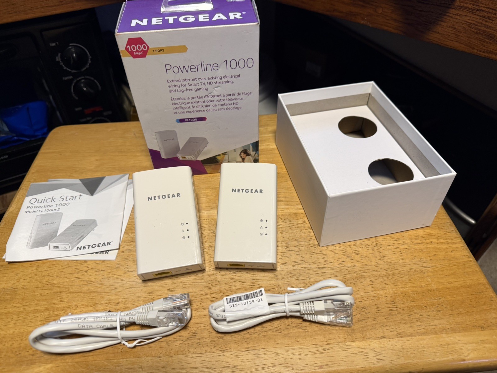NETGEAR Powerline 1000 Network Extender (PL1000-100PAS) - White