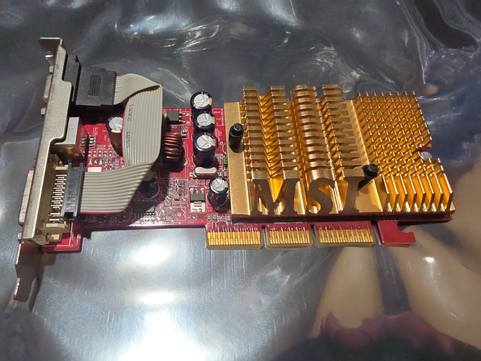 MSI NX6200 nVidia GeForce 6200 VGA/DVI AGP Graphics Video Card