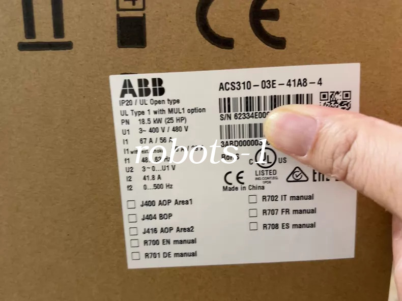 1PC ACS310-03E-41A8-4 ABB inverter brand new FedEx or DHL