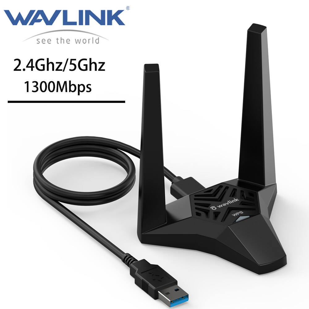 Wavlink Dual Band USB3.0 WIFI Adapter PC Wireless Adapter Antennas for Desktop
