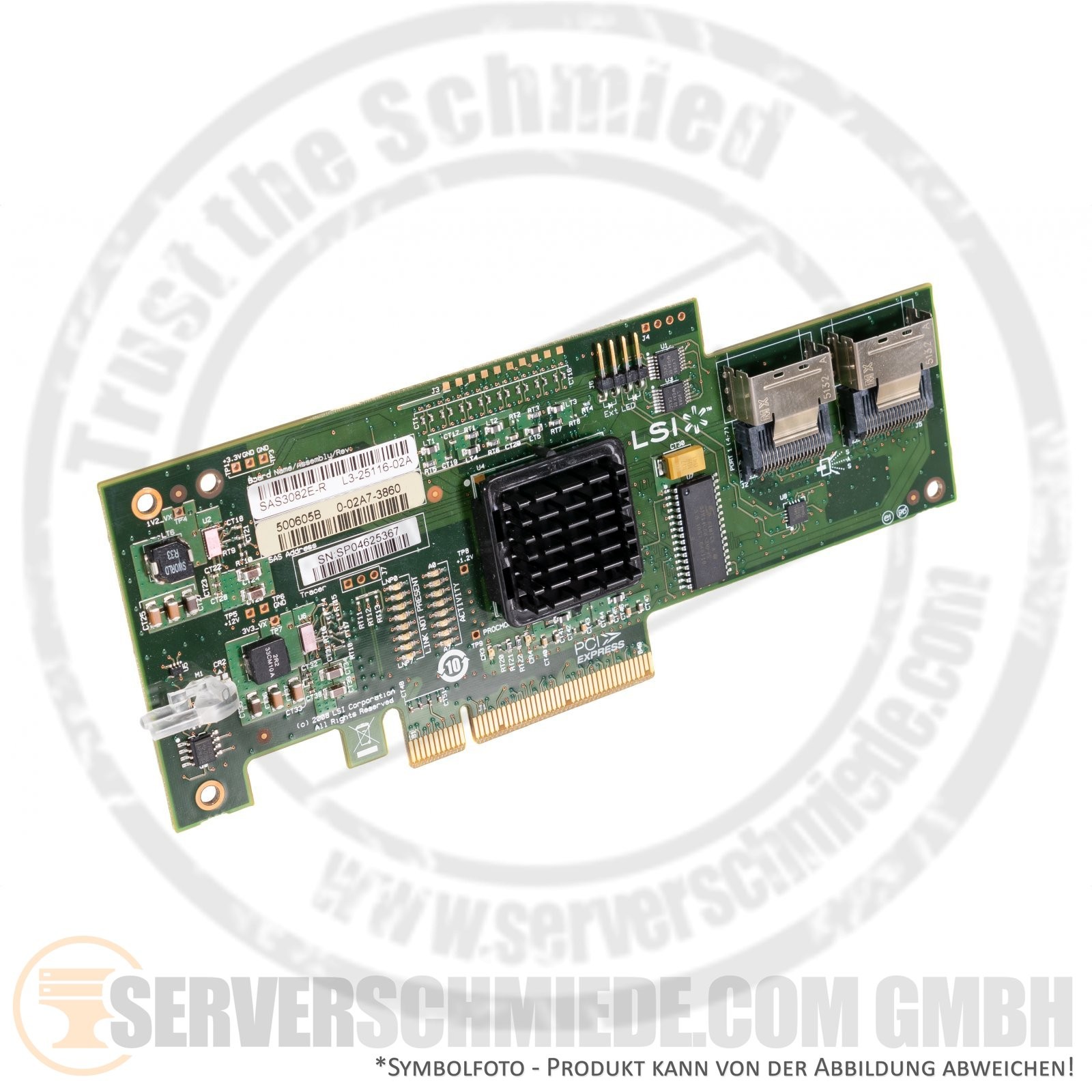 IBM LSI SAS3082E-R 3GB Cache SAS Raid Controller 44E8690