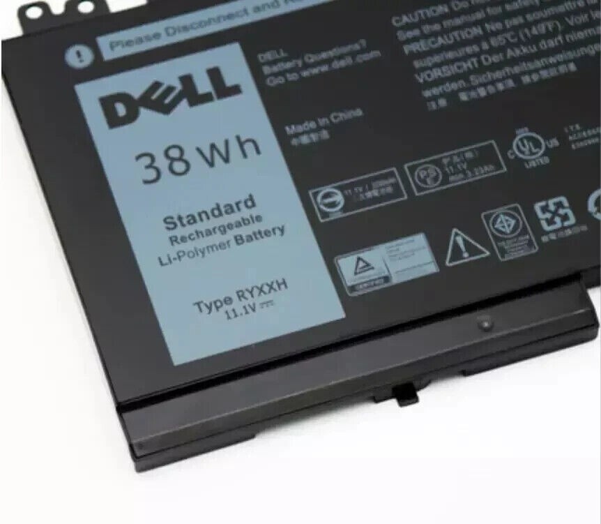 Genuine 38Wh RYXXH Battery for Dell Latitude 11 3150 3160 Series R5MD0 YD8XC NEW