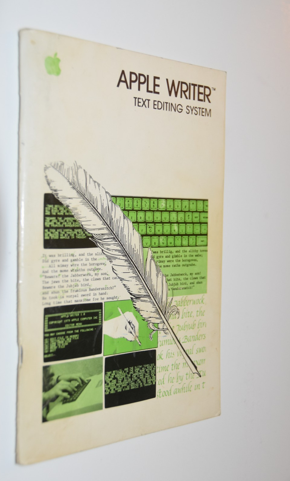 Vintage 1979 Apple Writer Text Editing System Owner Manual  guide book computing
