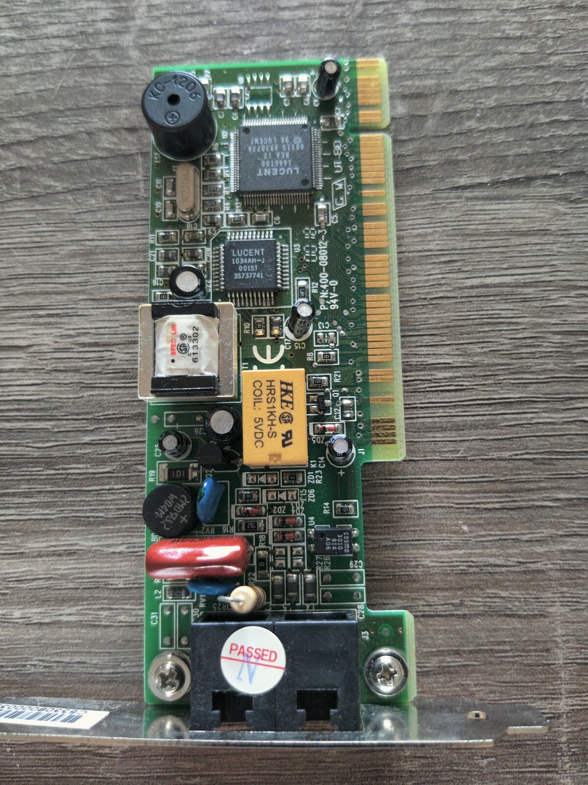 Lucent Technologies 400-08012-3 I56lvp-f1 56k V.90 PCI Faxmodem