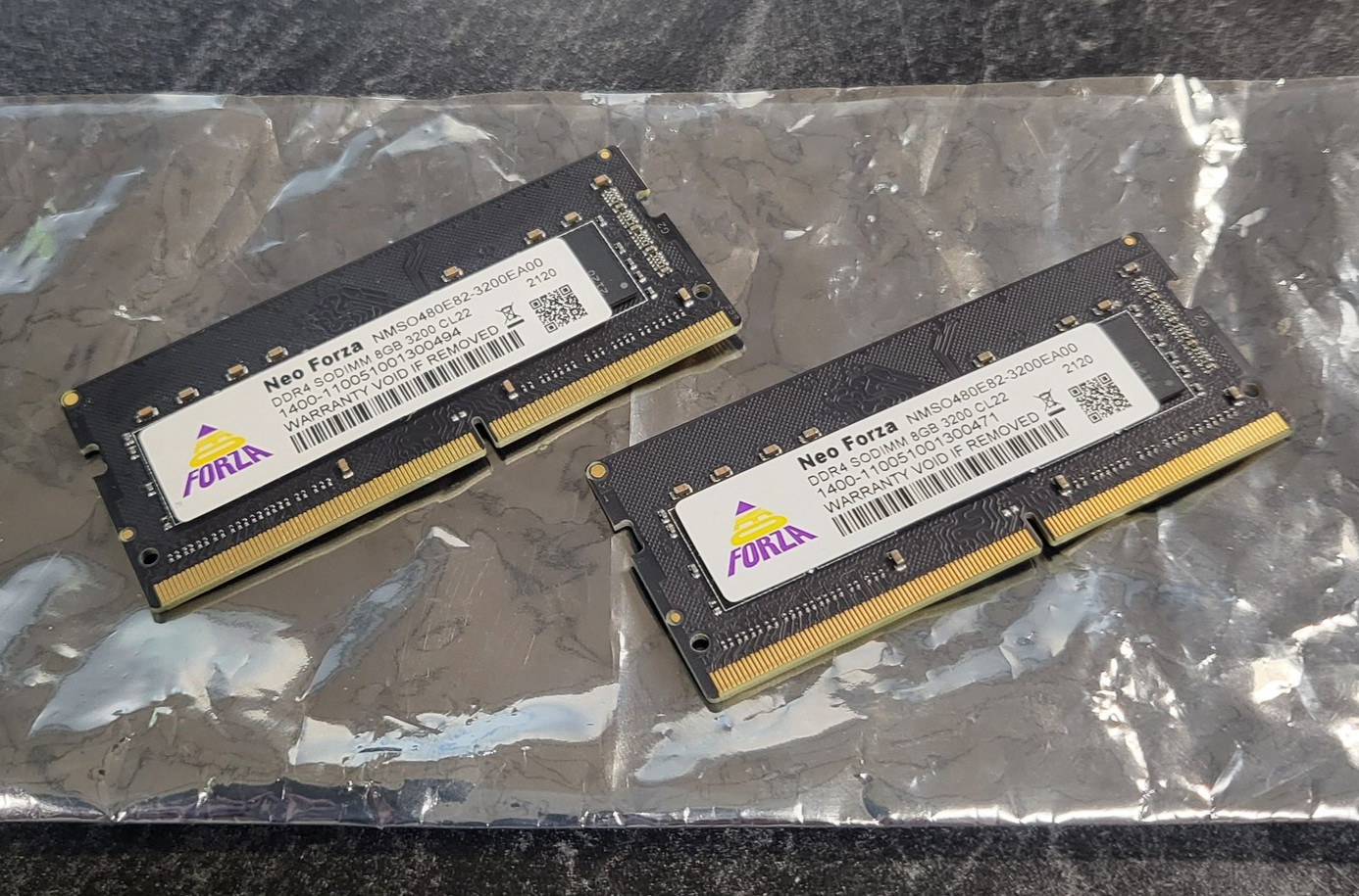Neo Forza 16GB 2x8GB DDR4-3200 PC4-25600 SO-DIMM Laptop RAM Memory NMSO480E82