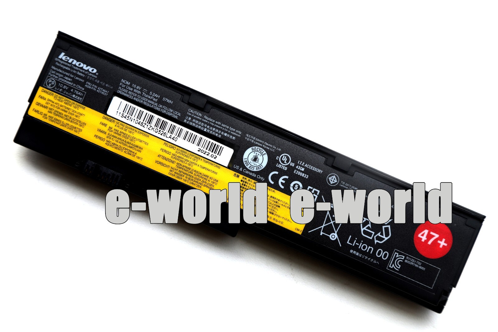 Genuine 47+ 42T4537 Battery For ThinkPad X200 X200s 42T4647 42T4648 42T4837