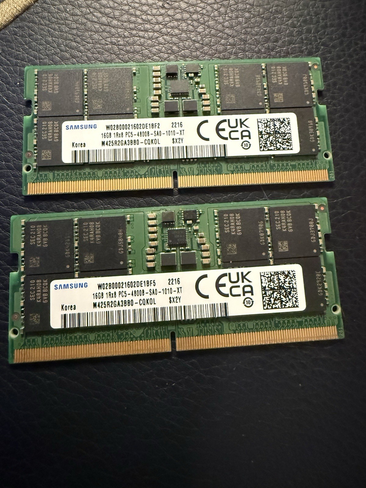 Samsung 16GB DDR5 1Rx8 PC5-4800B SODIMM M425R2GA3BB0-CQKOD