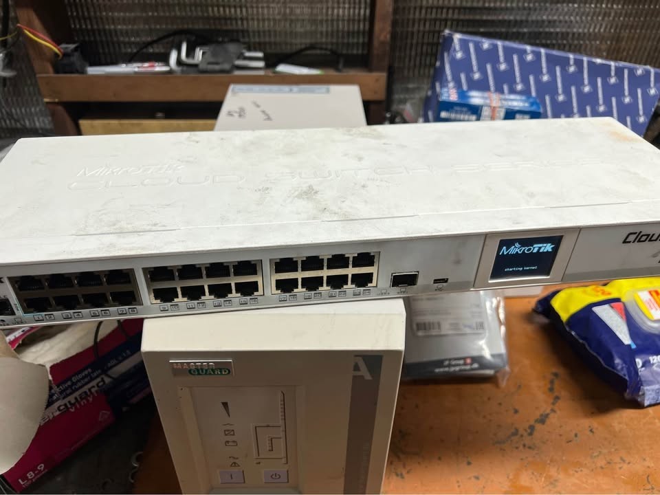 mikrotik crs125-24g-1s-rm 24port gigabit managed