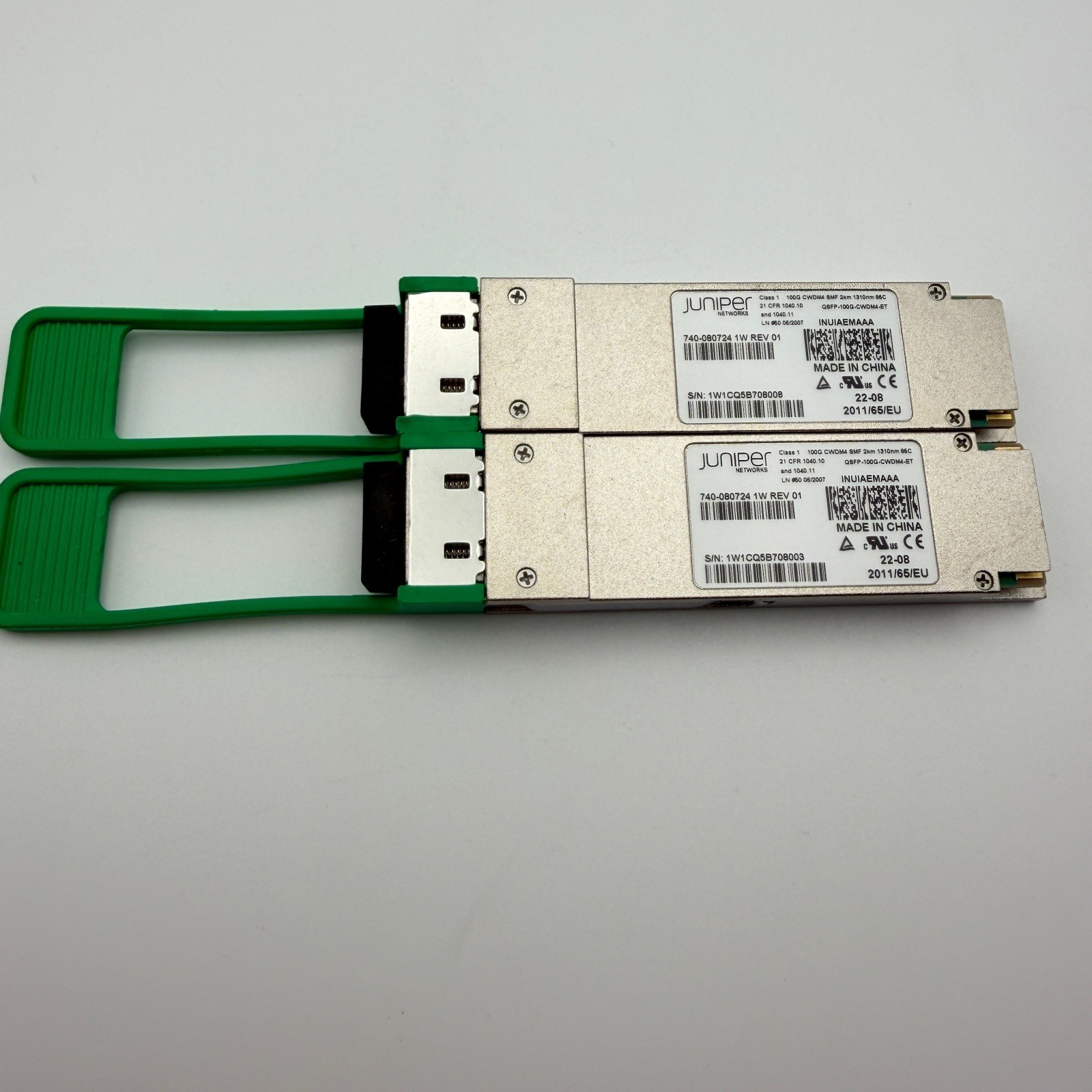 Juniper 740‑080724 QSFP‑100G‑CWDM4‑ET 100GBASE‑CWDM4 2km 1310nm QSFP28 Module