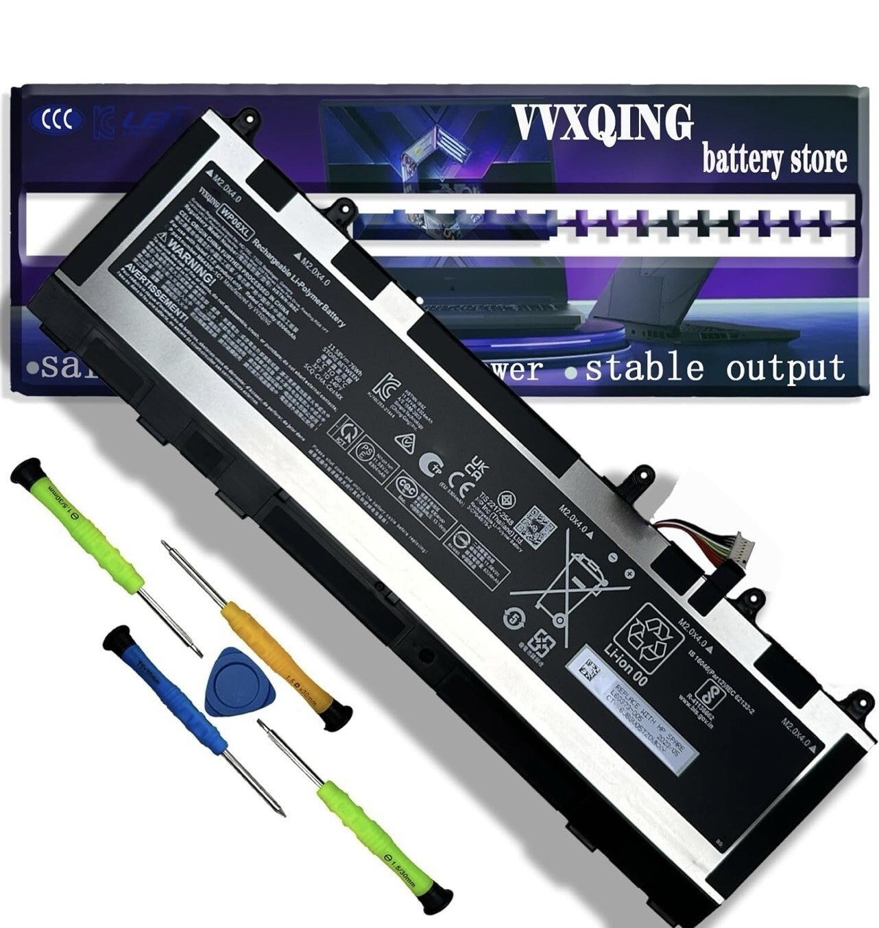 WP06XL Laptop Battery 76Wh M73470-005 for EliteBook 860 865 ZBook 16