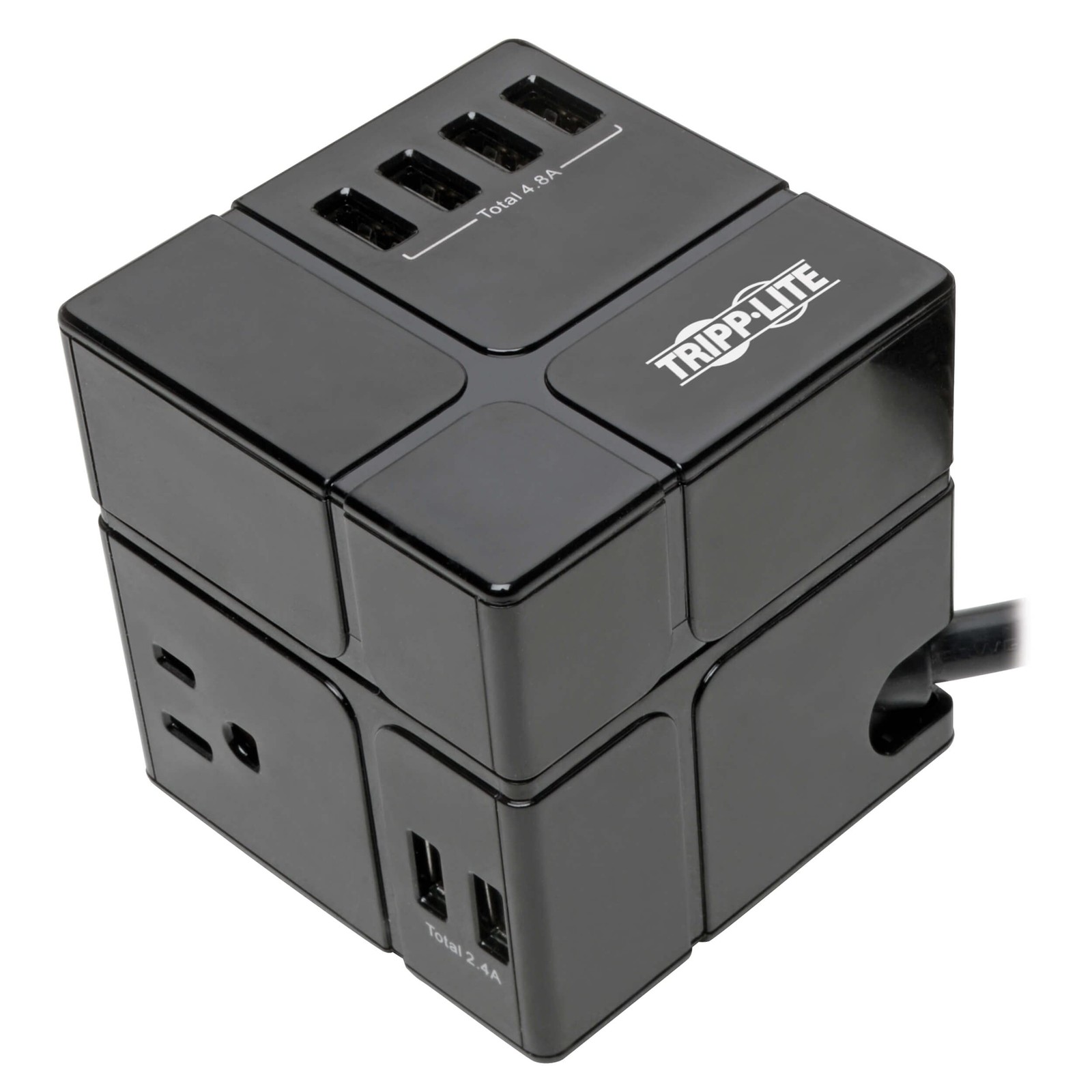 Tripp Lite Safe-It Cube Surge 3-Outlets 6-Usb Ports 8Ft / 2.4M Cord 50000 Life