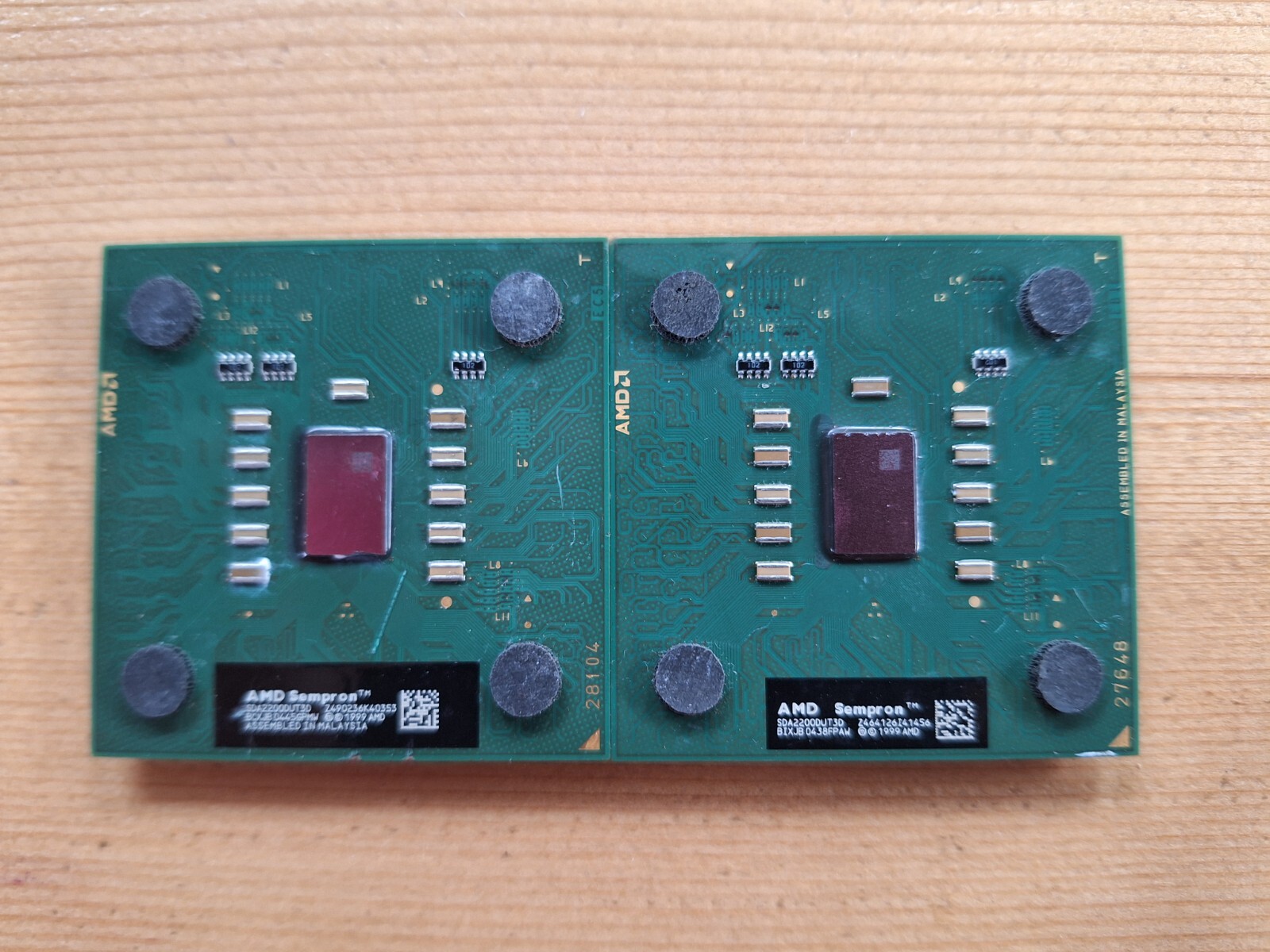 AMD Sempron 2200 2400 2500 2600 2800 3000 Vintage CPU GOLD