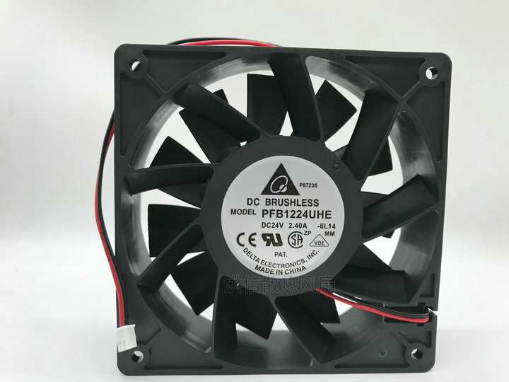 1pcs Delta PFB1224UHE DC 24V 2.40A 12038 12CM Gale Volume Inverter Cooling Fan