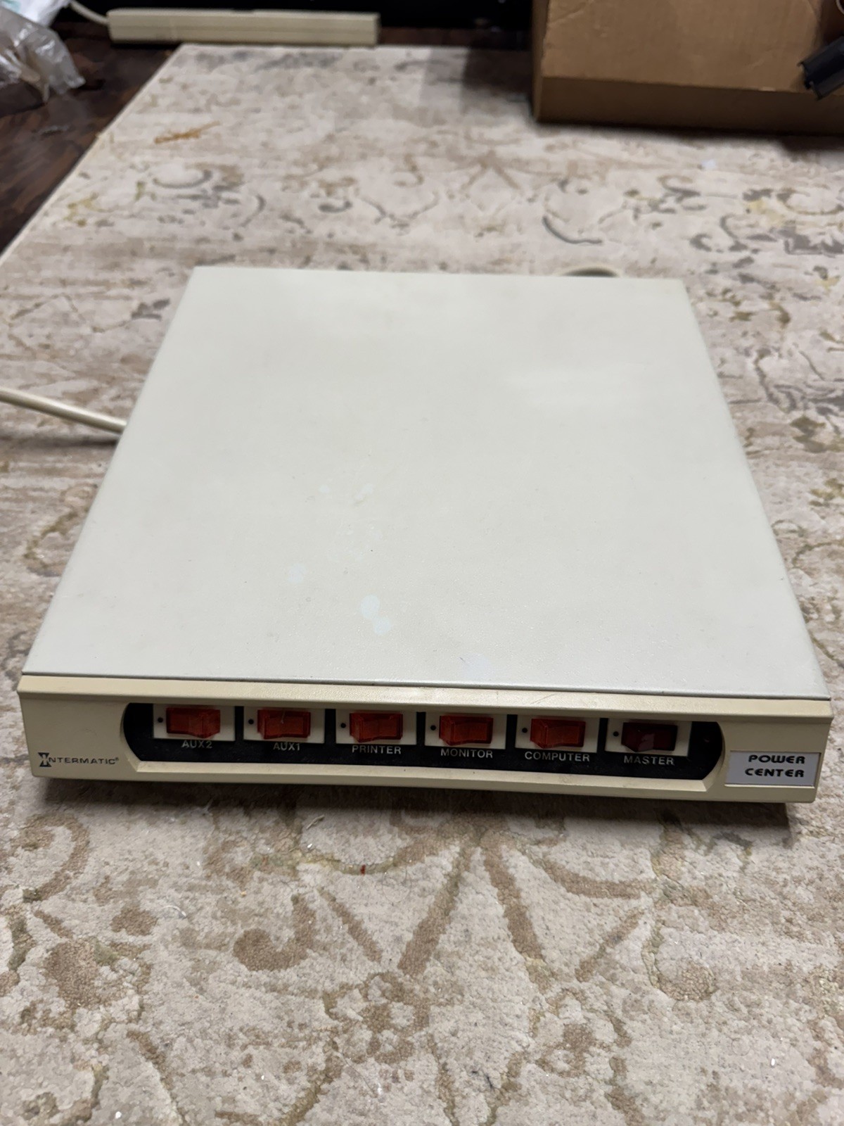 Vintage Transient Computer Power 5 Switch Controller and Surge Suppressor