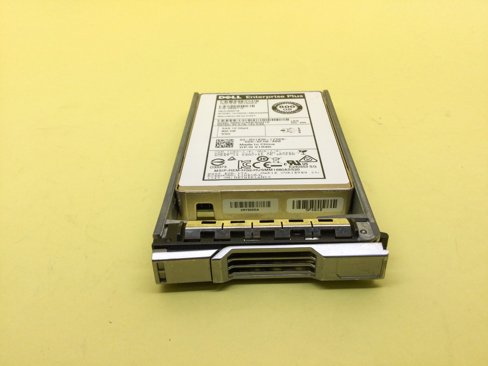 V1R9K Dell EquaILogic 800GB SAS 12Gb/s 2.5in SSD 0V1R9K HUSMM1680ASS200