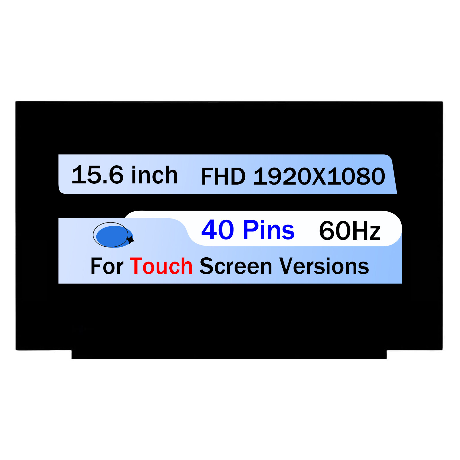 For Lenovo IdeaPad 3-15ITL6 3-15ALC6 PN 5D11C12733 LCD Touch Screen FHD 40 Pin