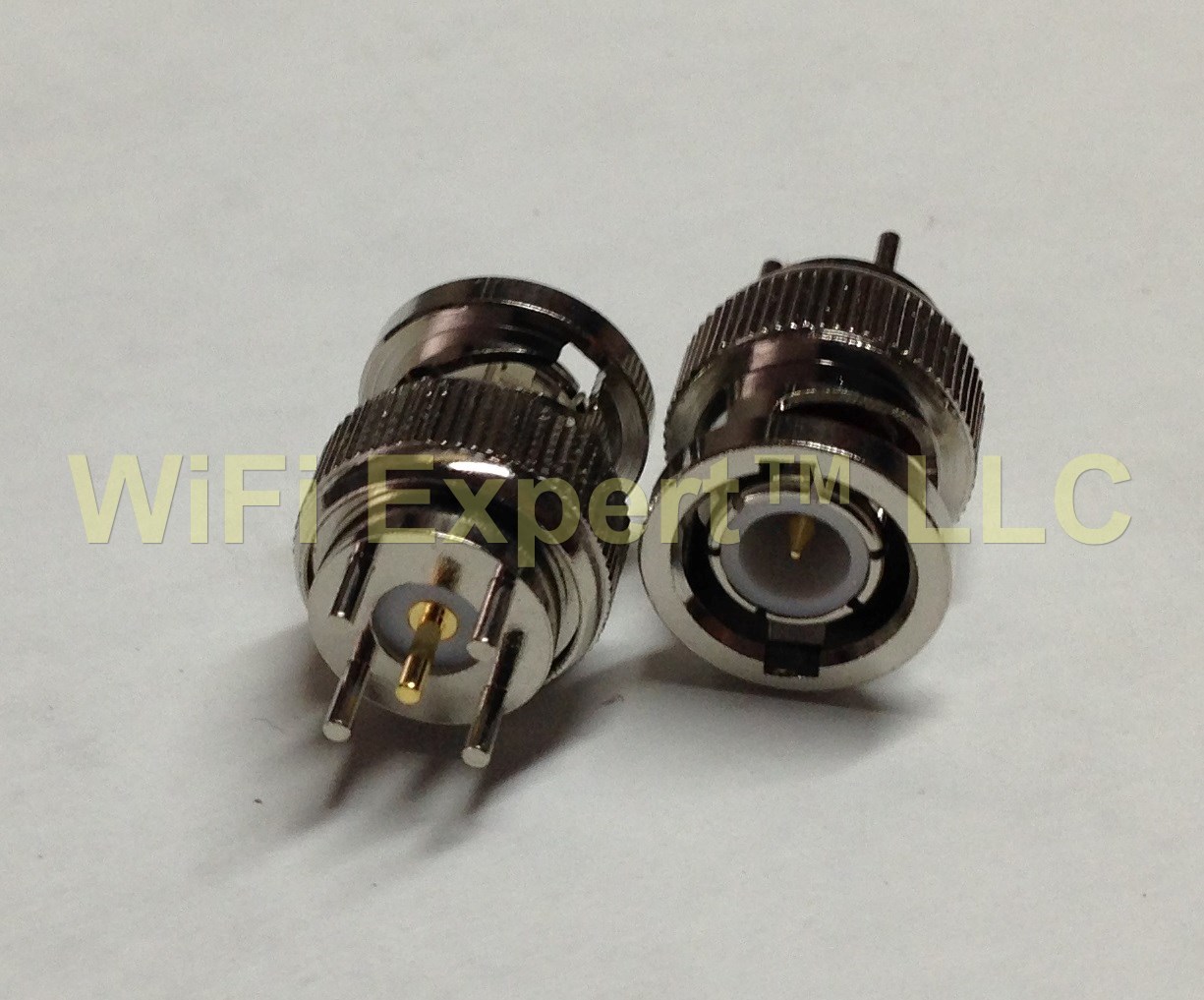 10 x BNC male plug center solder PCB mount RF connector ships from USA