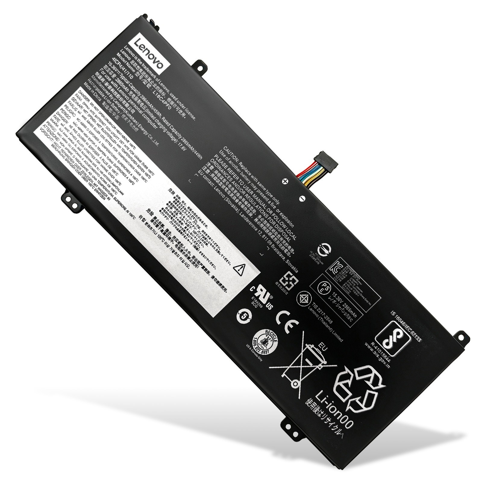 Genuine L18D4PF0 L18C4PF0 L18M4PF0 Battery For ThinkBook 13S-IWL 14S-IWL 13S-IML
